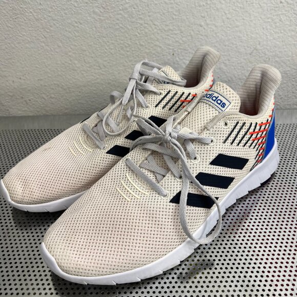 ADIDAS Asweerun Men's Off White Running Shoes Size 9.5 - Picture 2 of 11